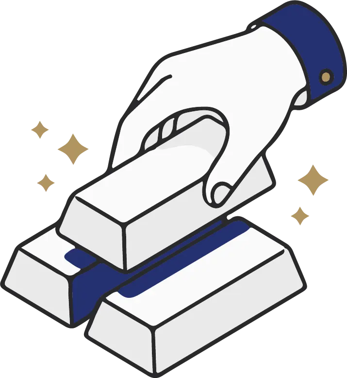 خرید و فروش آنلاین نقره با هر میزان مبلغ